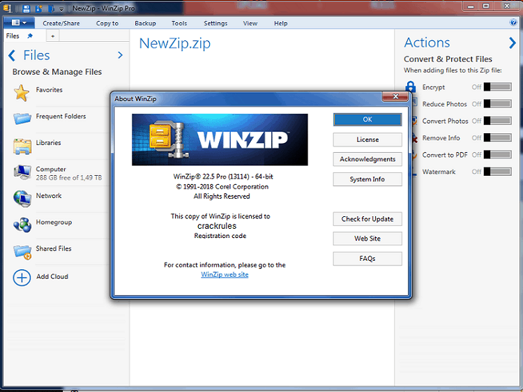 WinZip Pro Crack 27.0 & Full Activation Code Latest Version 2023